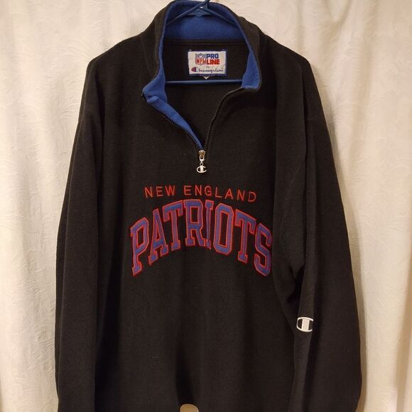 Vintage New England Patriots Fleece Pullover XXL